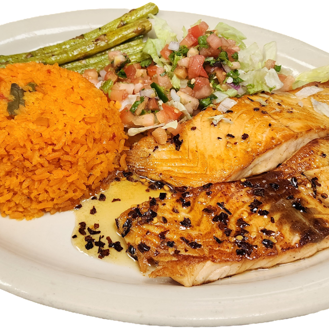 Salmon A La Miel.