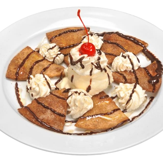 Sopapillas with Ice Cream.