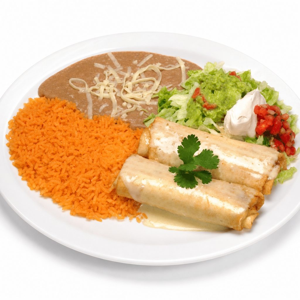 Chorizo Con Papas Chimichanga.