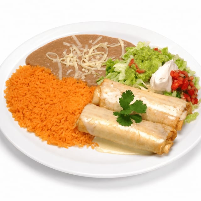 Chorizo Con Papas Chimichanga.