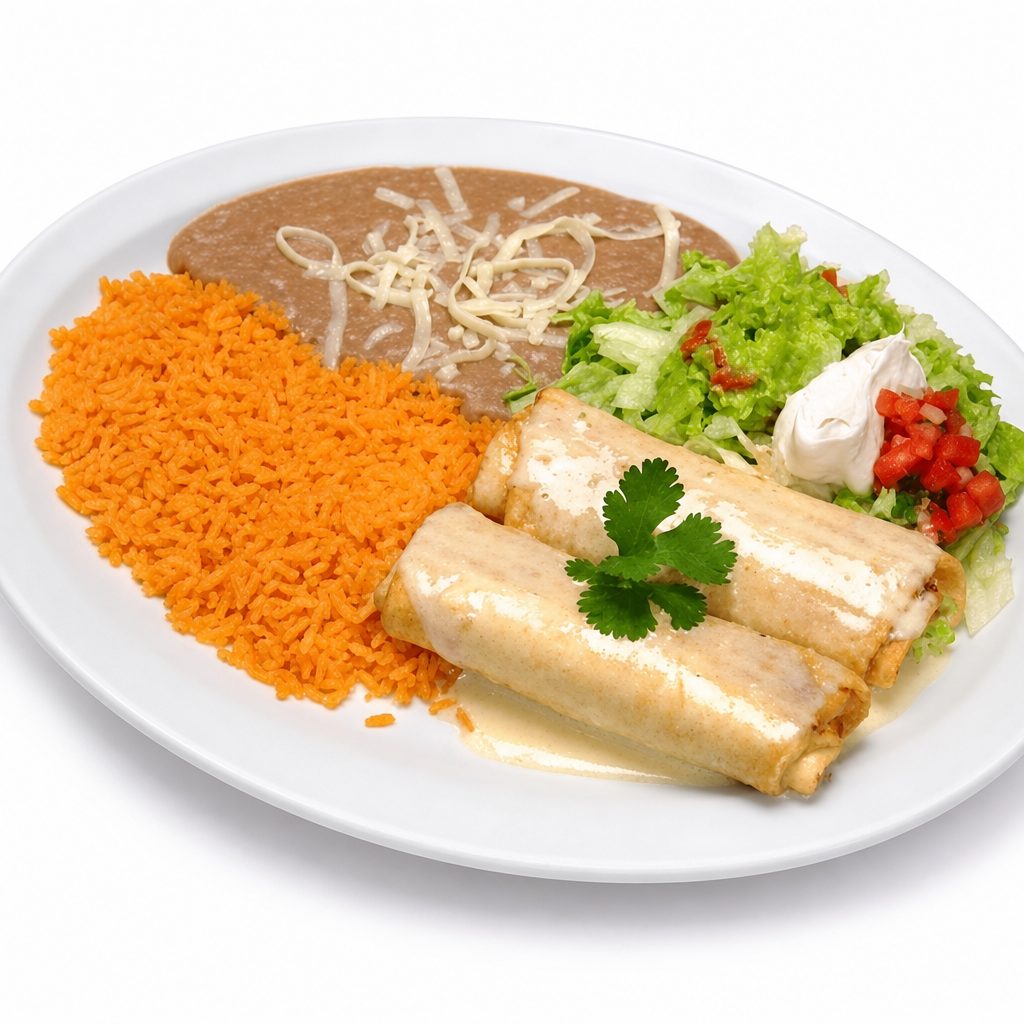 Vegetarian Chimichangas.