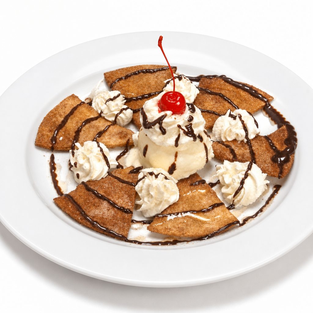 Sopapillas with Ice Cream.