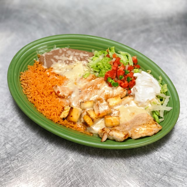 Pollo a La Piña.