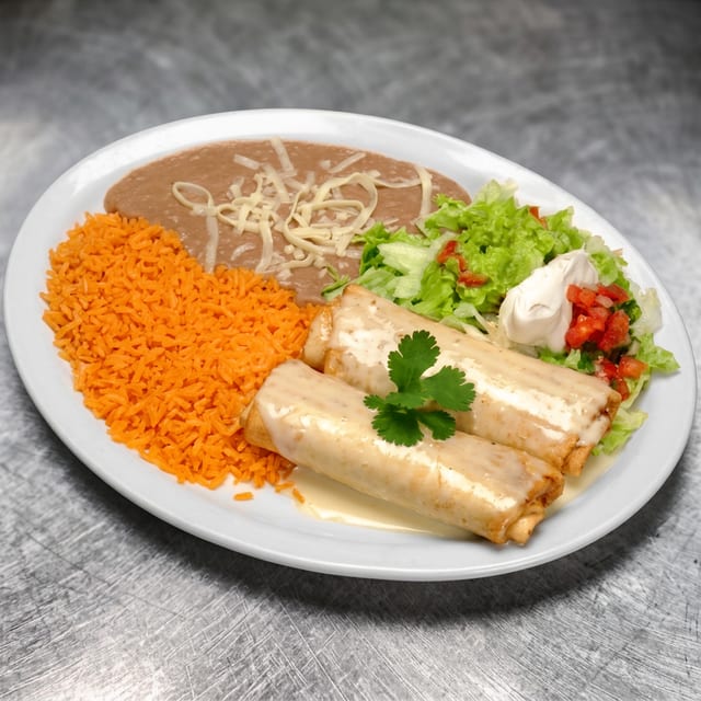 Chorizo Con Papas Chimichanga.