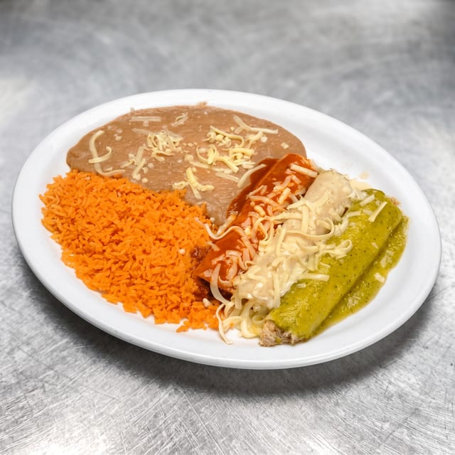Enchiladas Tri-Color.